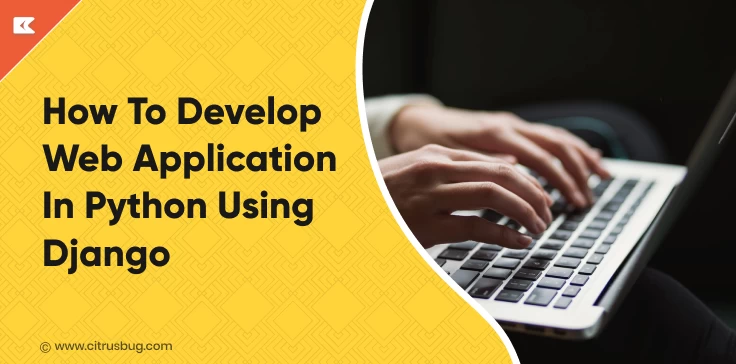 how to develop web application in python using django
