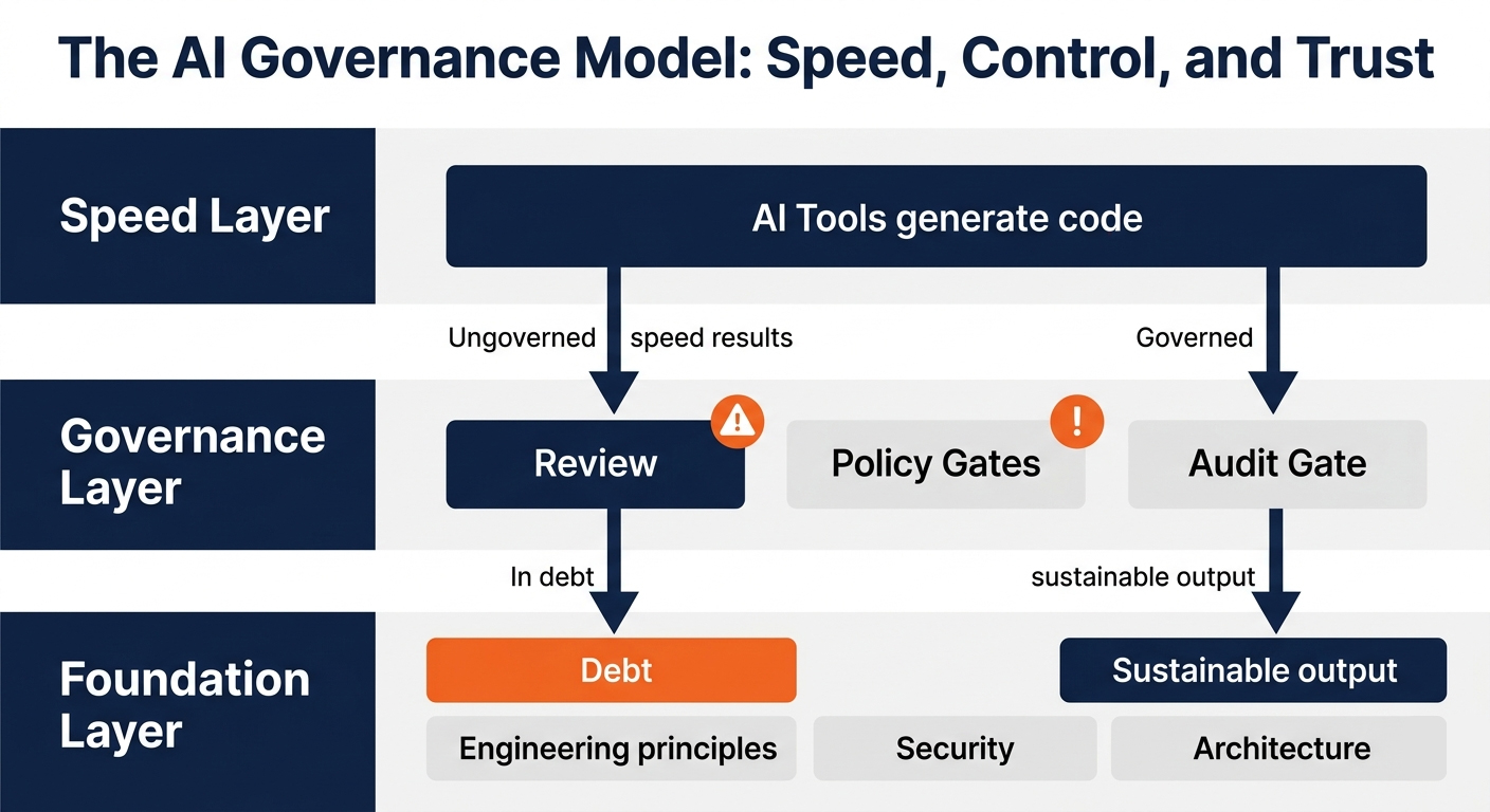 The AI Governance Model: Speed, Control, and Trust