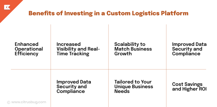 Benefits of Investing in a Custom Logistics Platform
